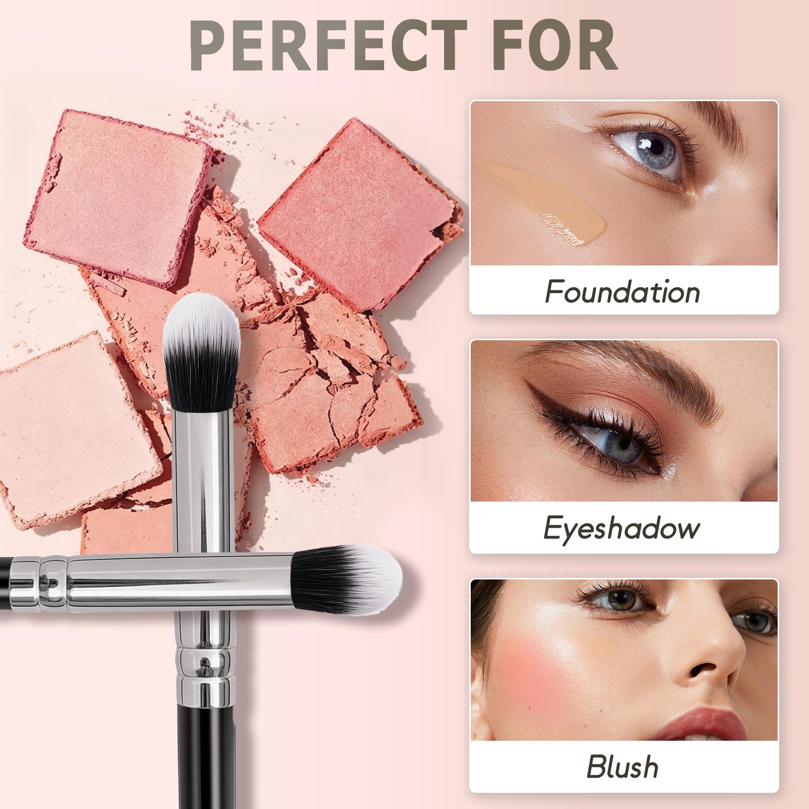Amazon.com: Makeup Brush Set, Premium Synthetic 14 Pcs Makeup
